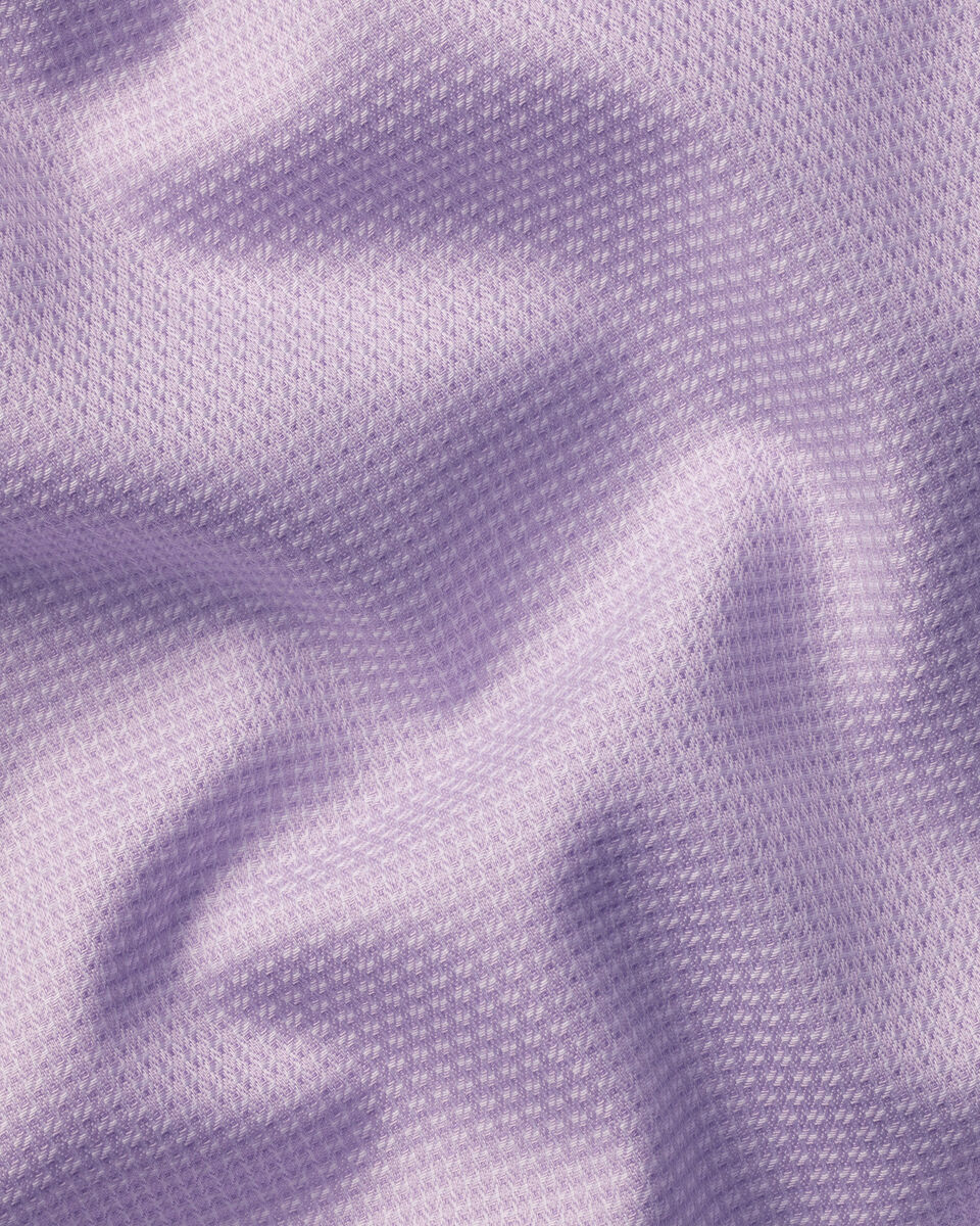 Non-Iron Stretch Texture Shirt - Lilac