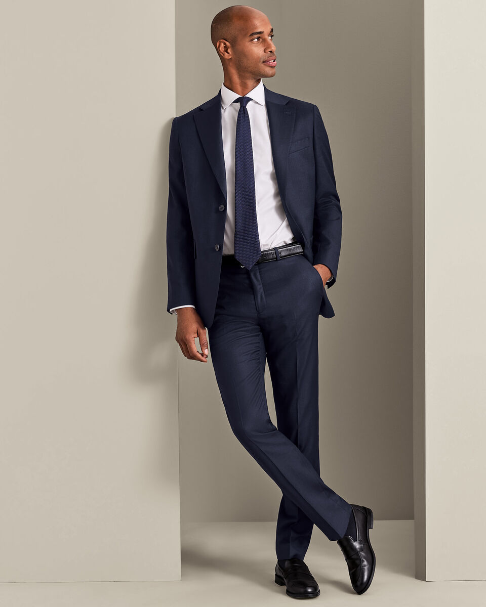 Italian Luxury Suit - Dark Navy