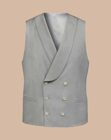 Morning Suit Waistcoat - Light Grey