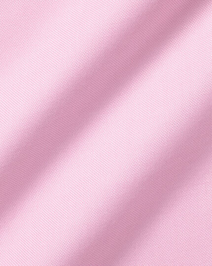 Cutaway Collar Non-Iron Pinpoint Oxford Shirt - Pink