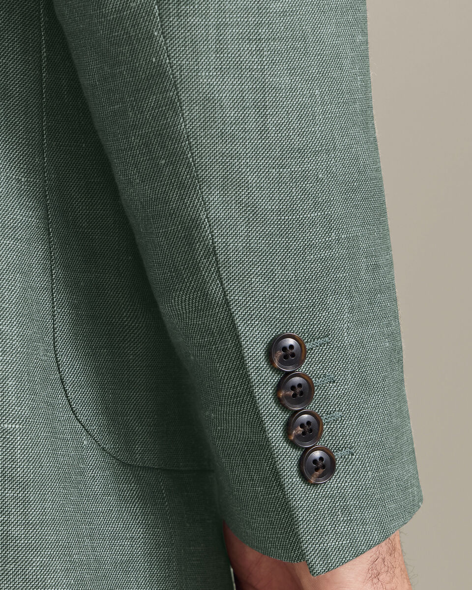 Veste en lin et coton - Vert