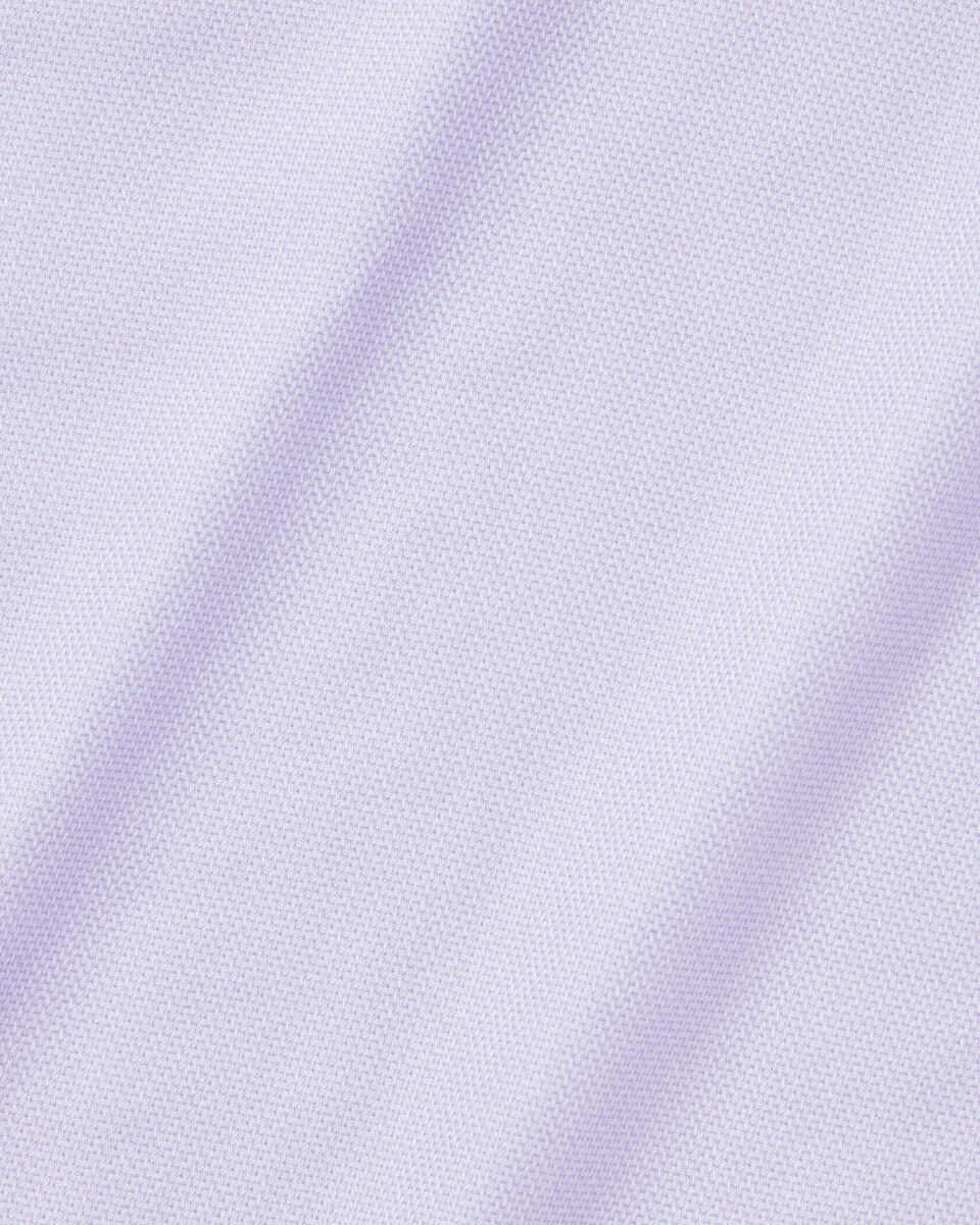 Cutaway Collar Non-Iron Henley Weave Shirt - Lilac Purple | Charles ...