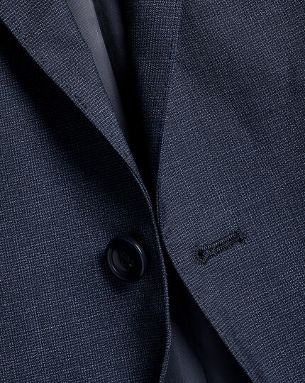 Textured Suit - Denim Blue