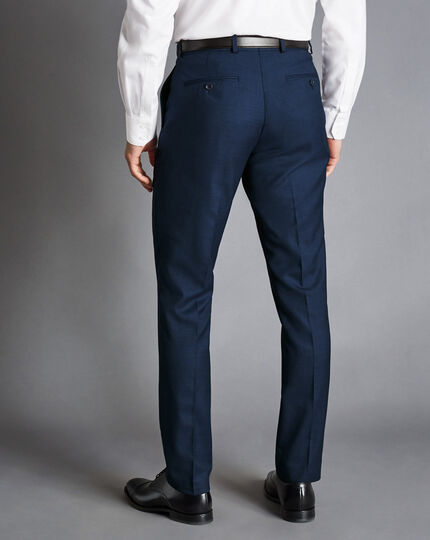 Ultimate Performance End-on-End Suit Trousers - Royal Blue