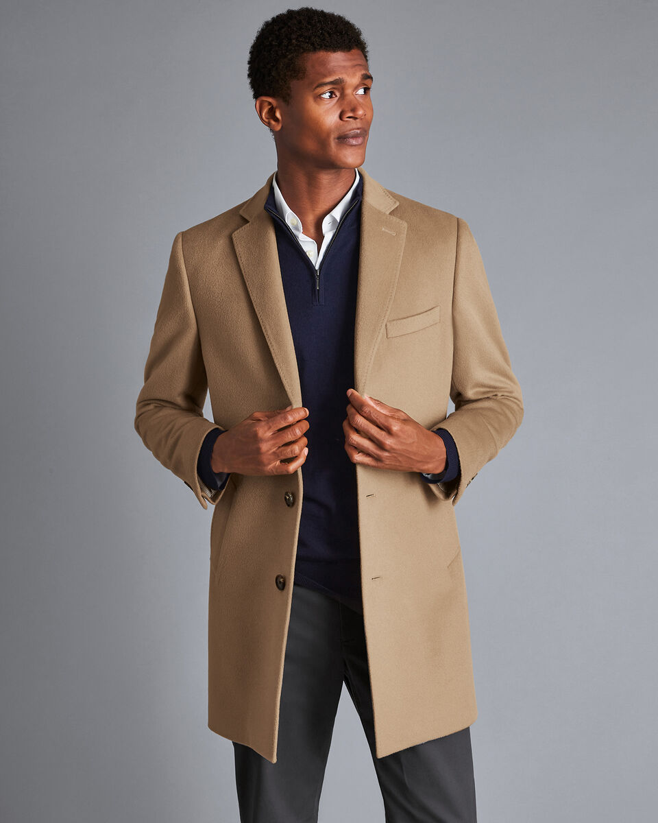 Wool Overcoat - Stone