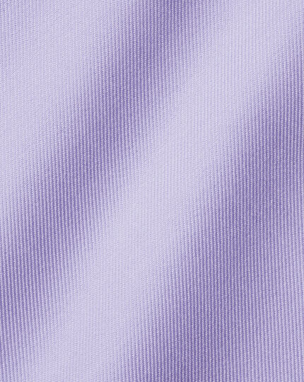 Cutaway Collar Non-Iron Twill Shirt - Lilac Purple