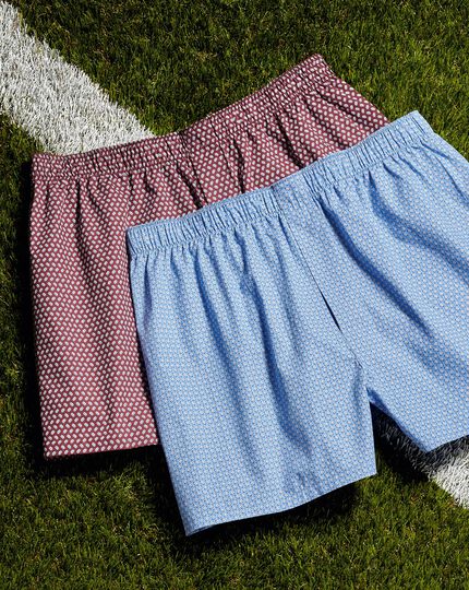 England Rugby Woven Boxers - Wine
