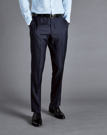 Italian Luxury Suit Pants - Navy
