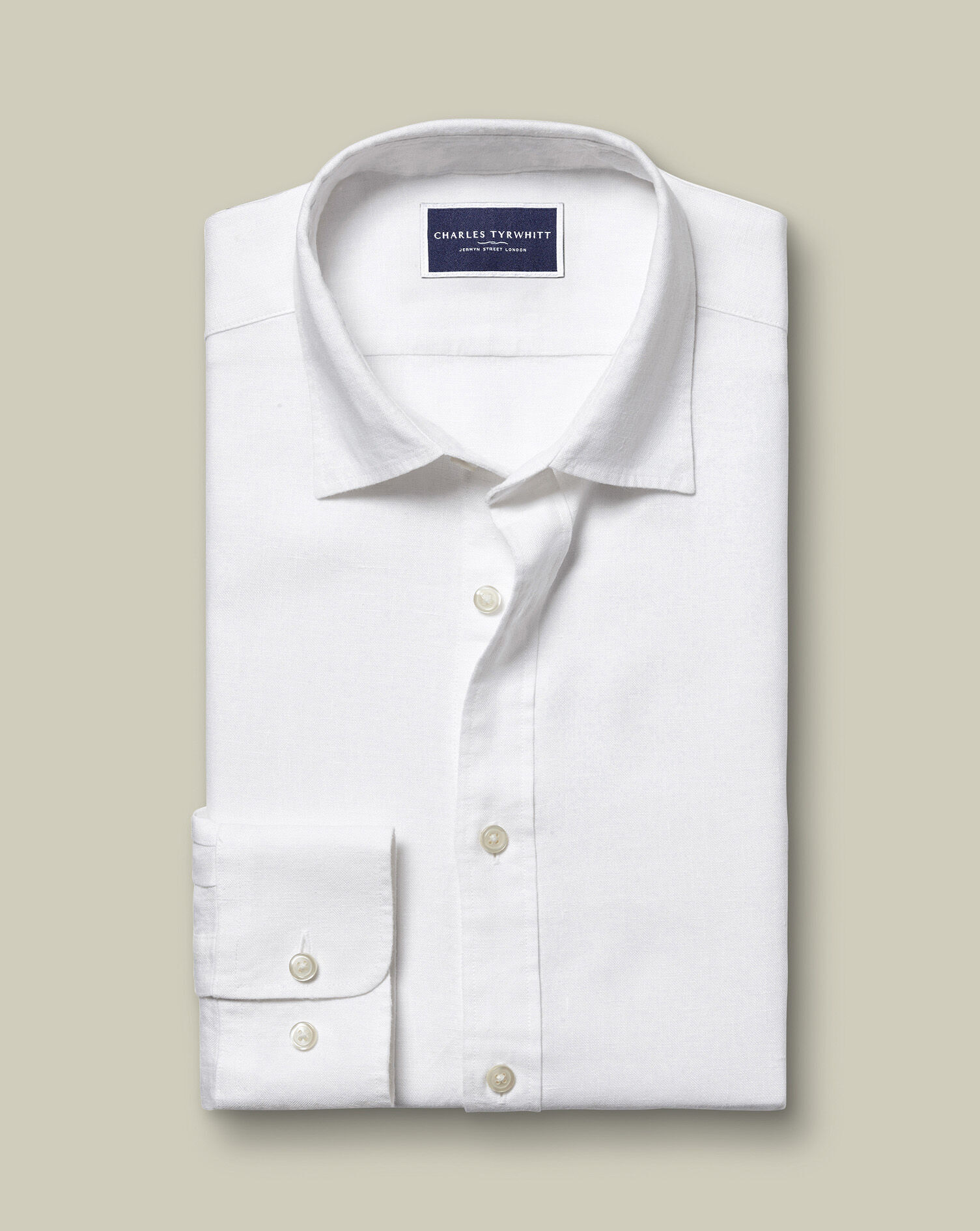 Pure Linen Shirt - White