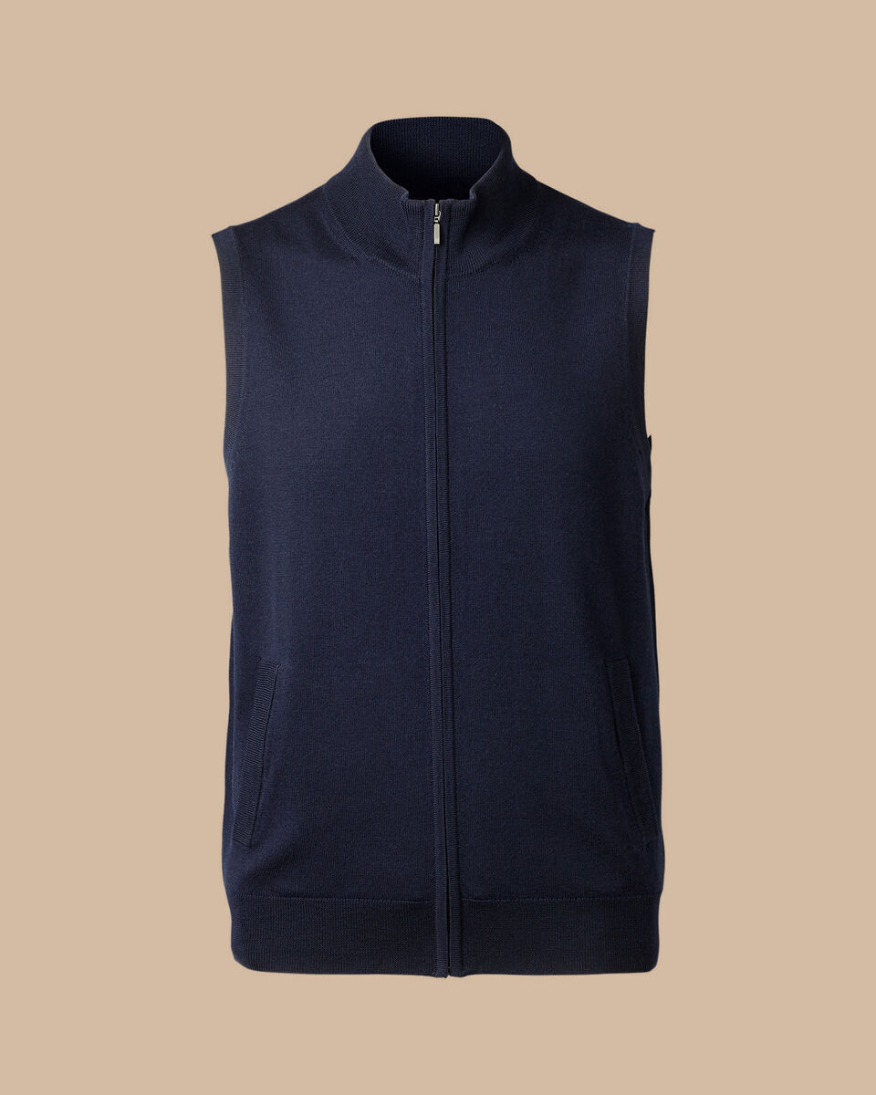 Gilet à Zip ONE STEP Taille 36/38 - Marron, Matière Lyocel/coton/élasthanne, Neuf