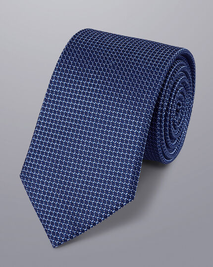 Stain Resistant Silk Tie - Royal Blue