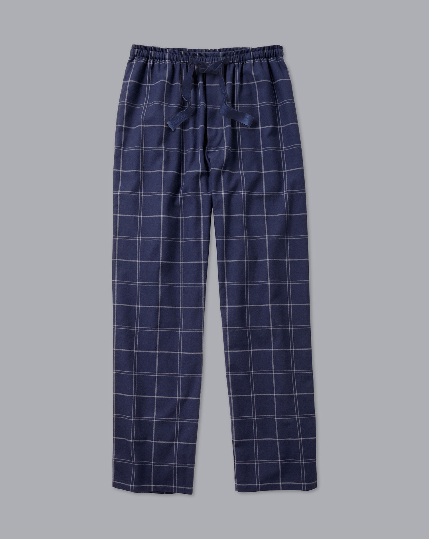 Check Pyjama Bottoms - French Blue 