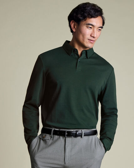 slim fit dress slacks Shop Men's Taffeta Relax Fit Dark Green Color Shirt main image 1