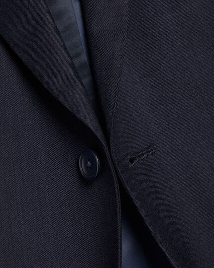 Italienisches Twill-Anzug - Marineblau