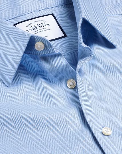 Men's Herringbone Weave Shirts | Charles Tyrwhitt US