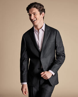 Italian Luxury Suit Jacket  - Charcoal Grey