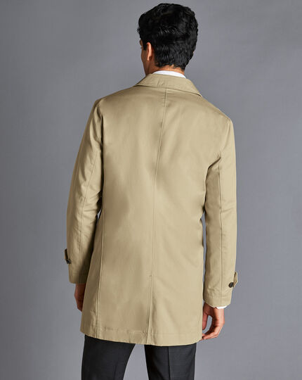 Cotton Classic Raincoat - Stone