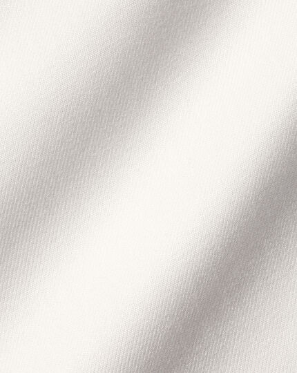Non-Iron Twill Shirt - Ivory | Charles Tyrwhitt
