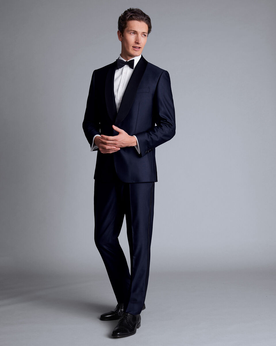 Dinner Suit Trousers Dark Navy Charles Tyrwhitt