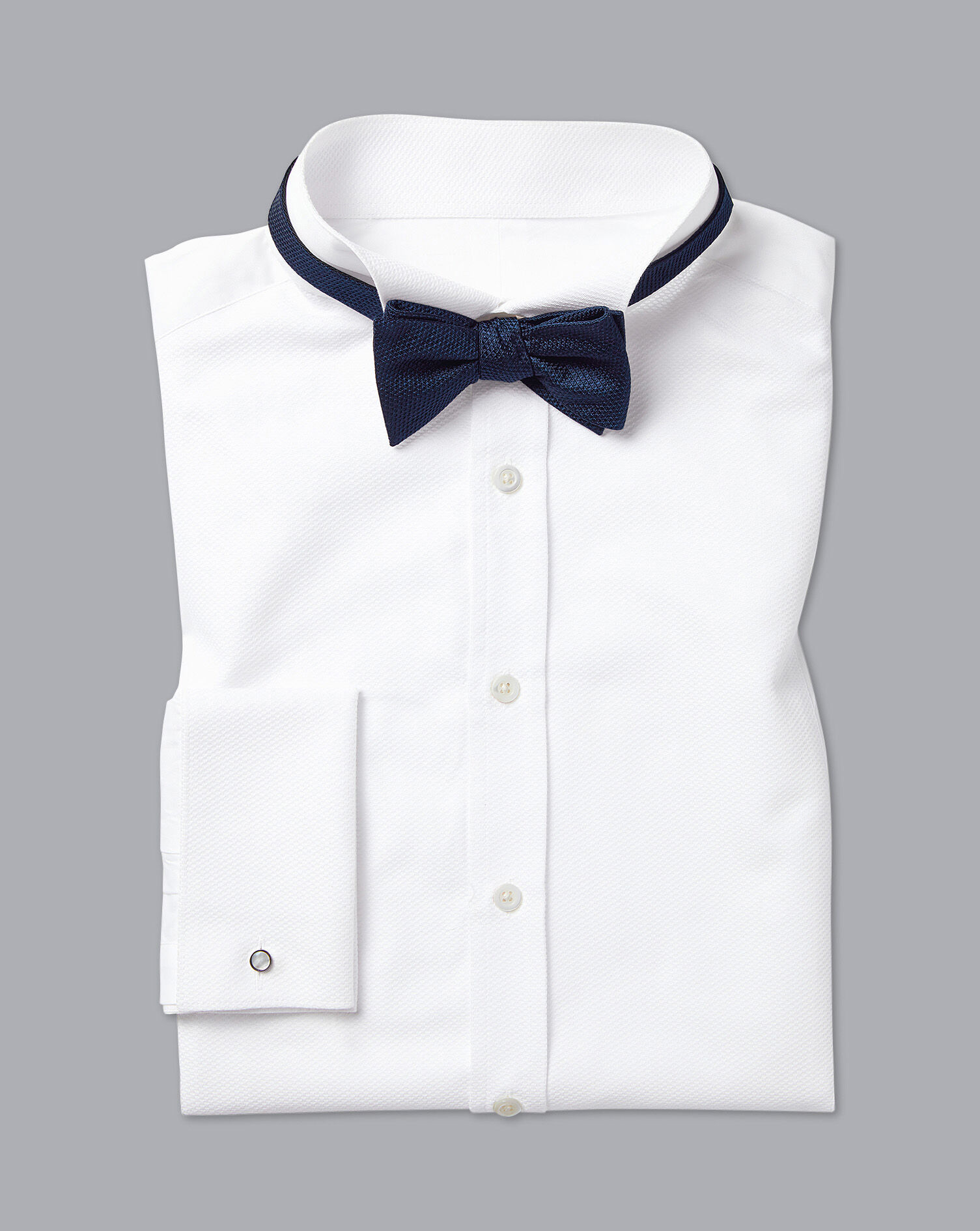 tuxedo shirt white