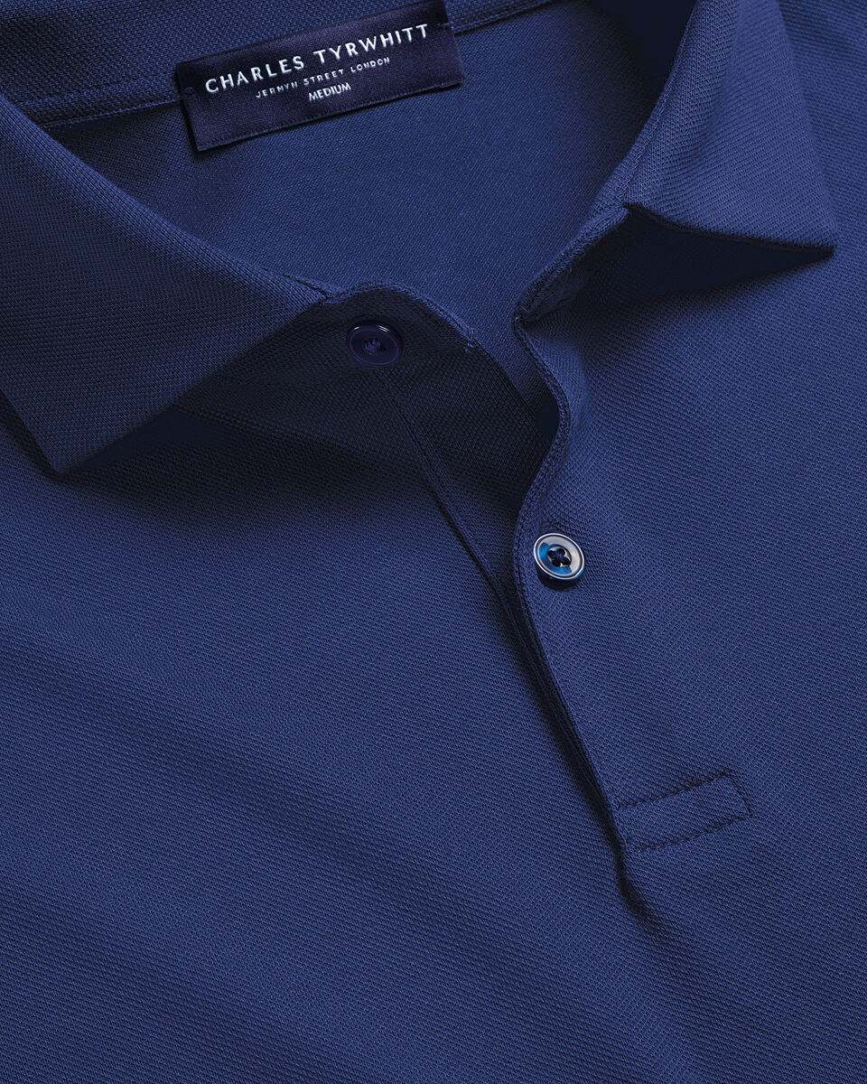 Smart Pique Polo - Royal Blue