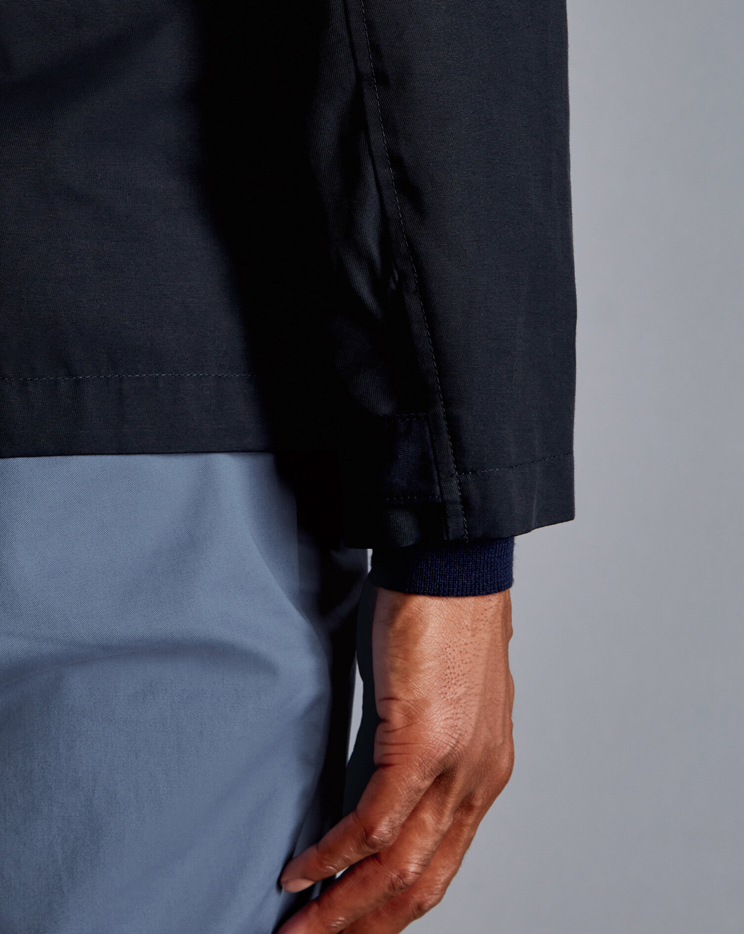 navy showerproof jacket