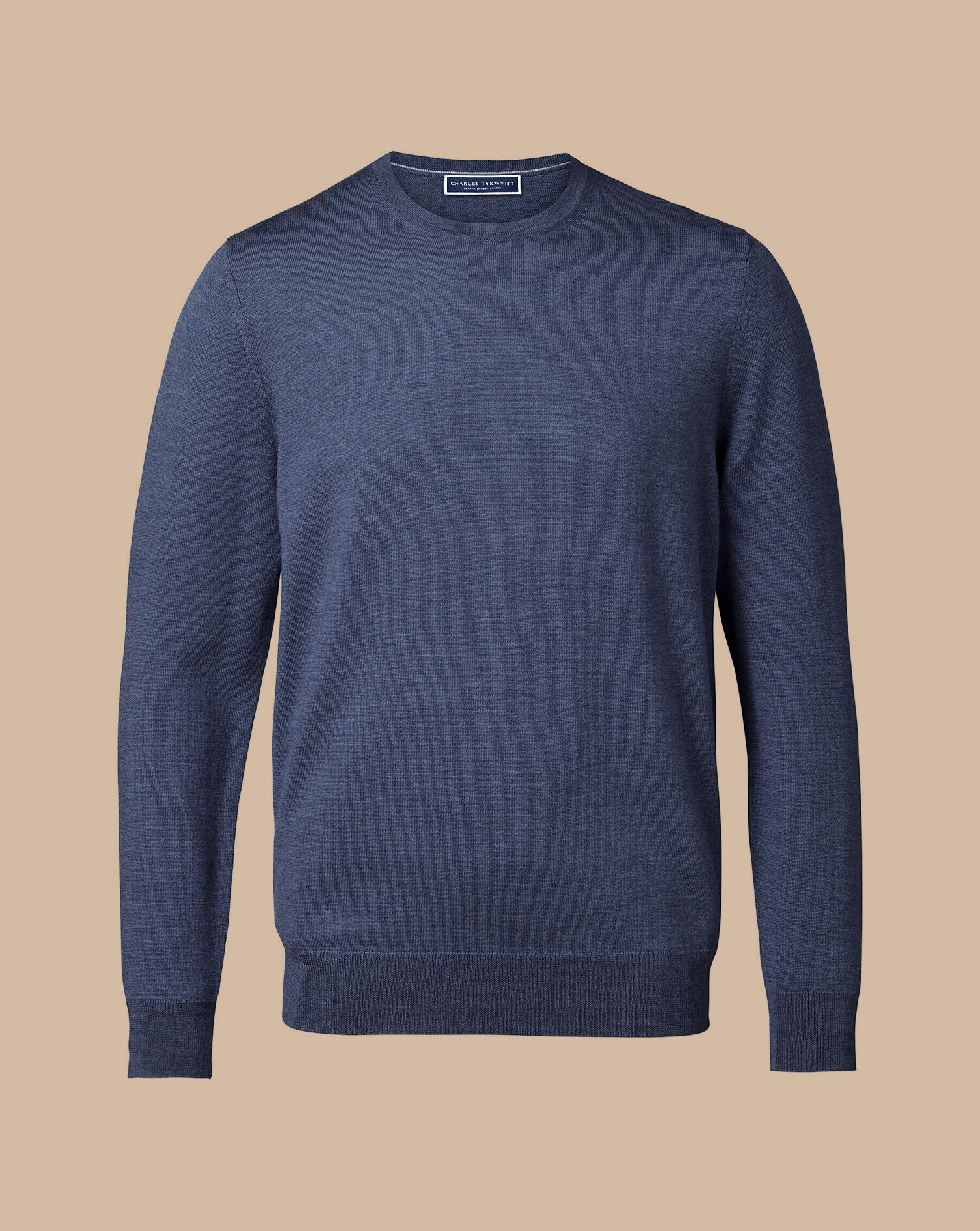 FALKE Maglione da Uomo Basic Lambswool Crew M Pu Lana Elegante Classico