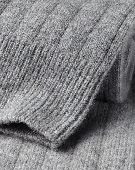 Cashmere Bed Socks - Light Grey