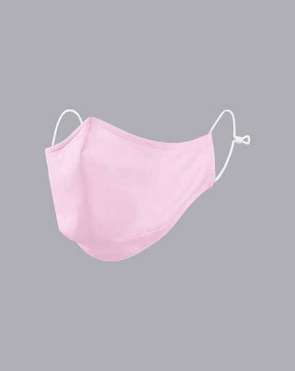 Cotton Twill Face Mask - Pink