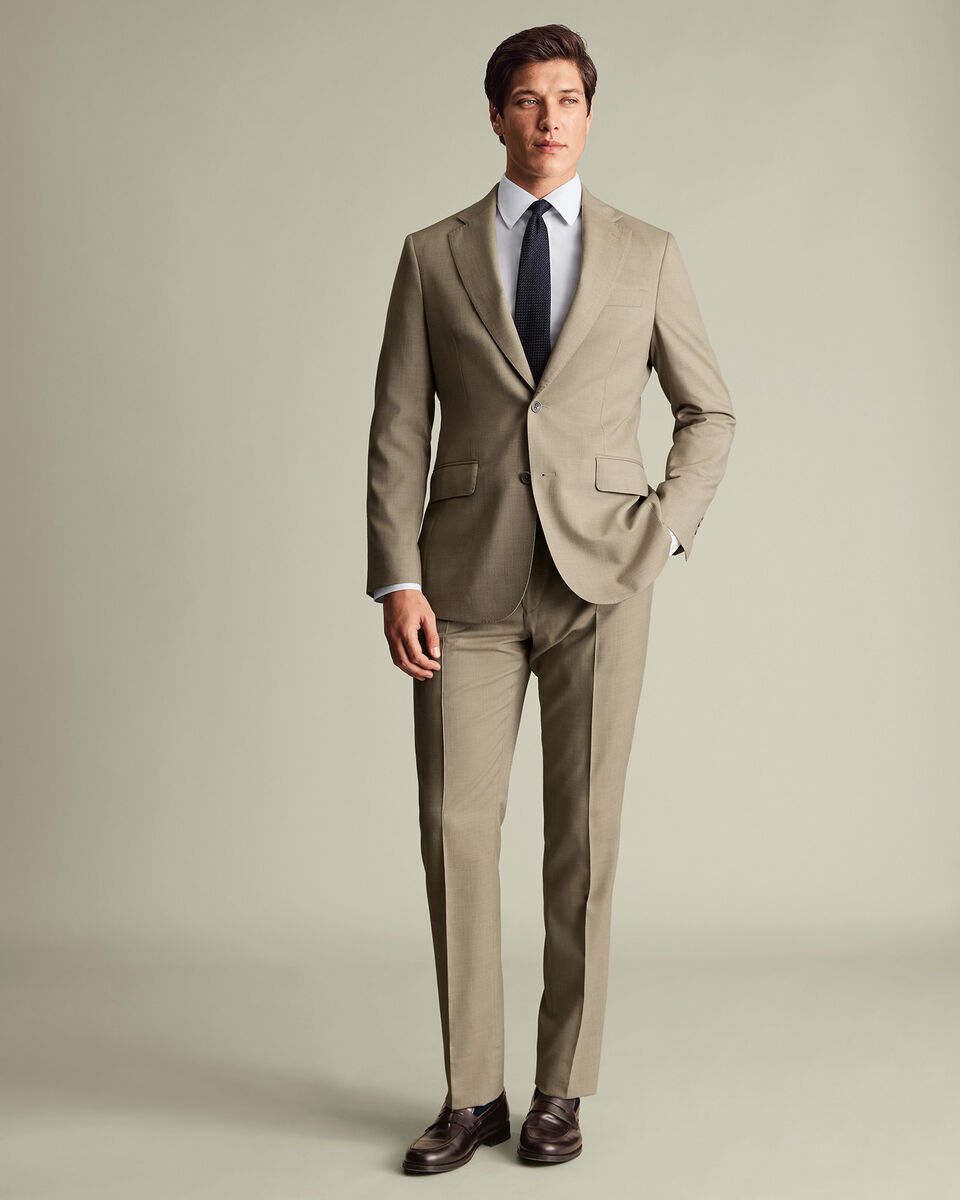 Ultimate Performance Sharkskin Suit - Taupe