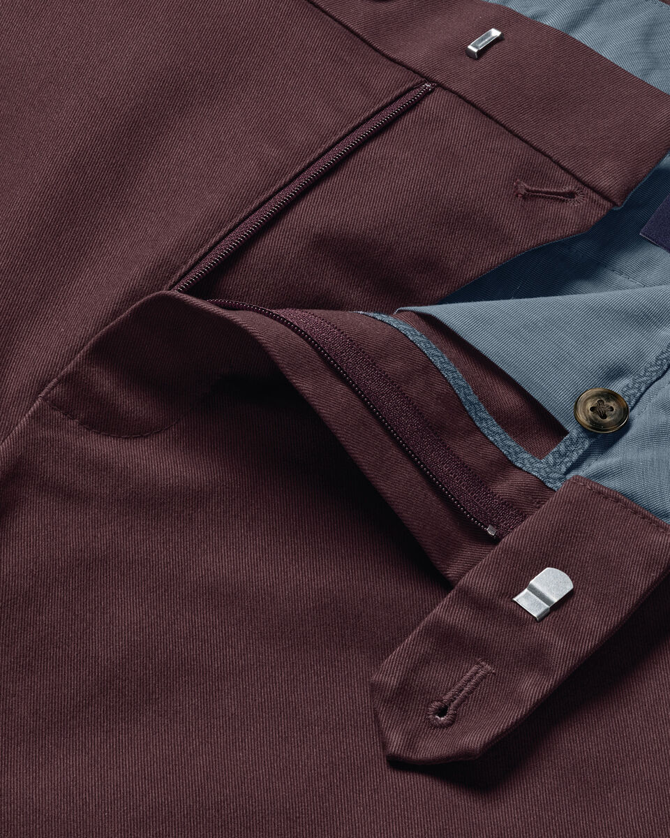Chino Ultimate sans repassage - Bordeaux