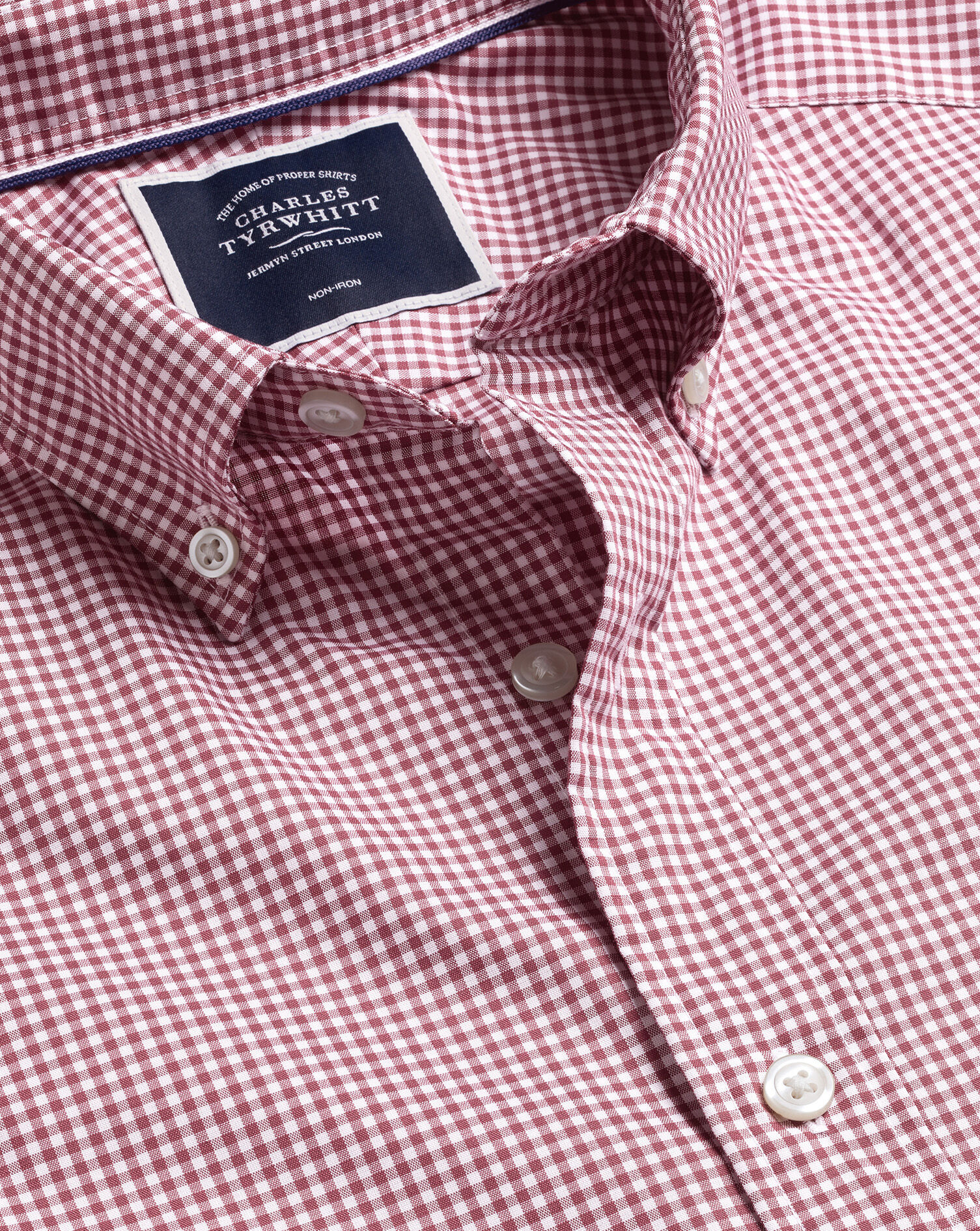 Button-Down Collar Non-Iron Stretch 