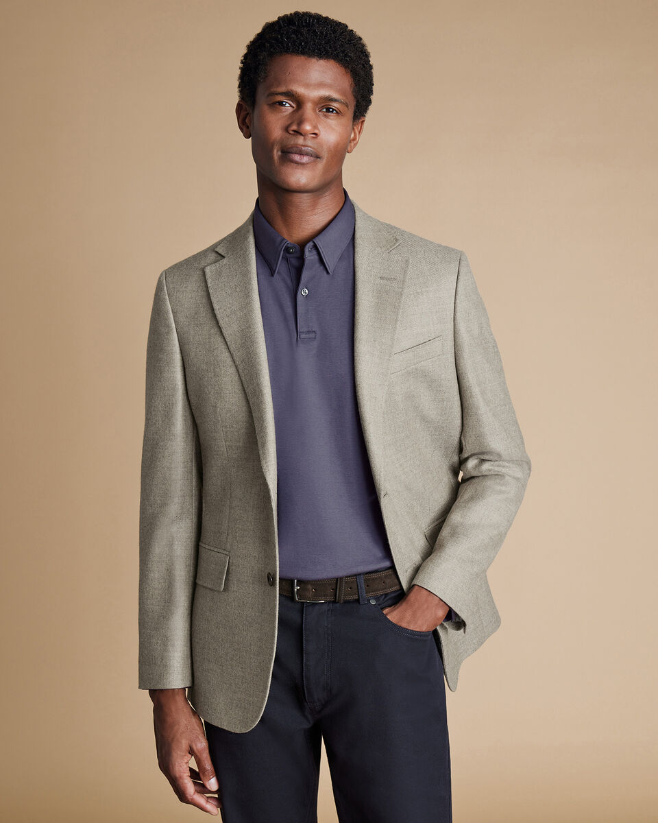 Long Sleeve Jersey Polo - Dark Mauve