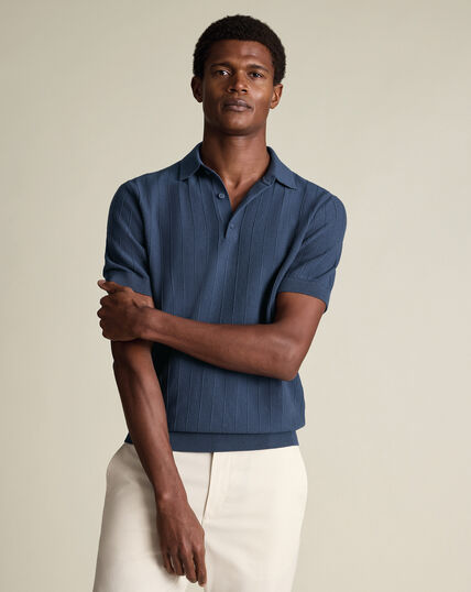 blue polo dress shirt Longsleeve Polo Women | Alice Light Blue main image 1