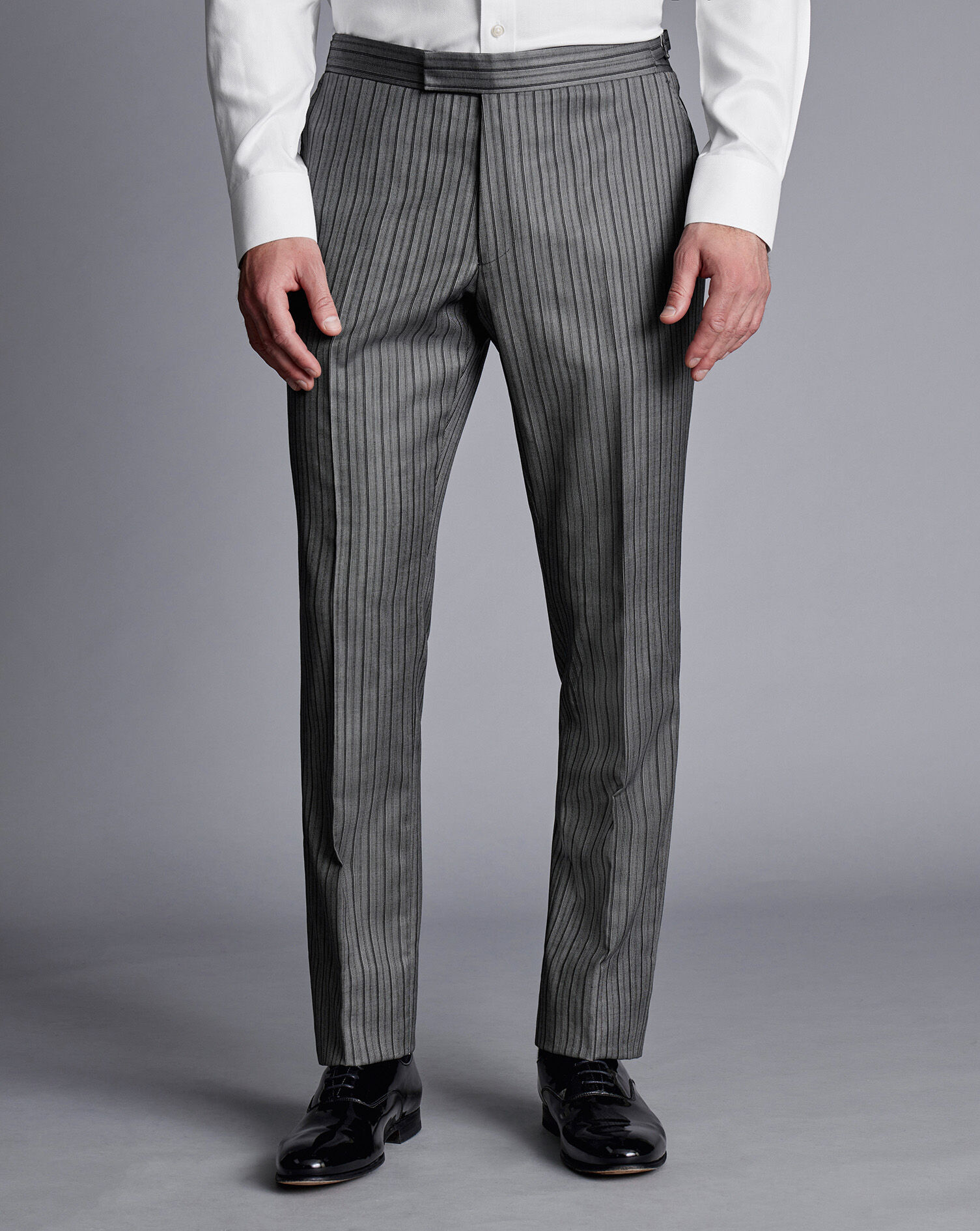 Mens Gurkha Slim Fit Trousers Formal Dress Business Straight Pants High  Waist | eBay