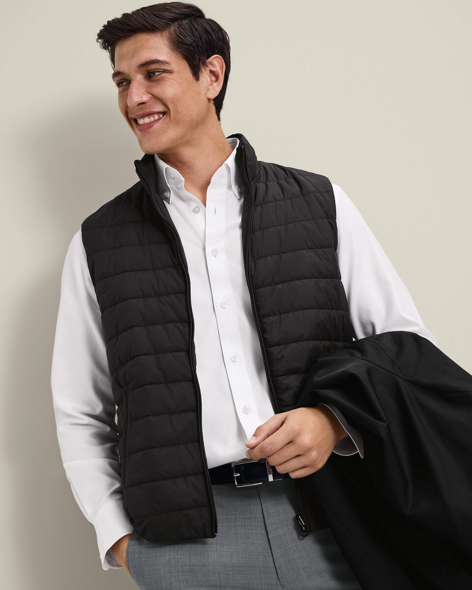 3-in-1 Regenjas Met Afneembaar Bodywarmer - Zwart