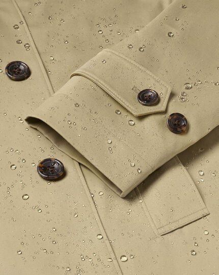 Cotton Classic Raincoat - Stone