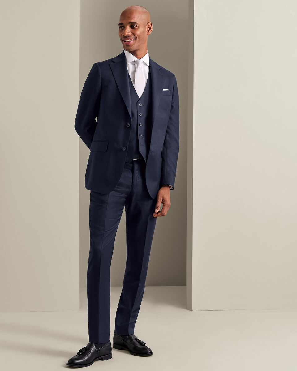 Italian Luxury Suit - Dark Navy