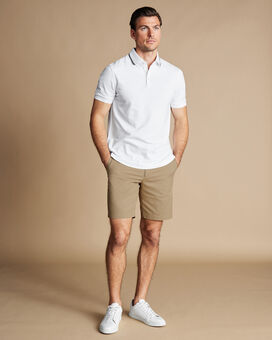 Cotton Shorts - Taupe