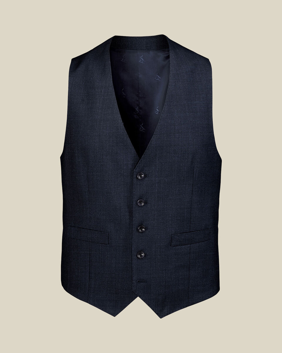 Gilet De Costume En Fil-&Agrave;-Fil Ultimate Performance - Bleu Marine