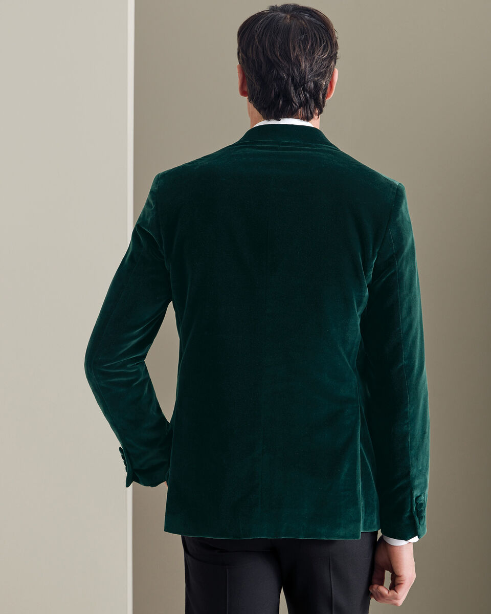 Velvet Italian Jacket - Green