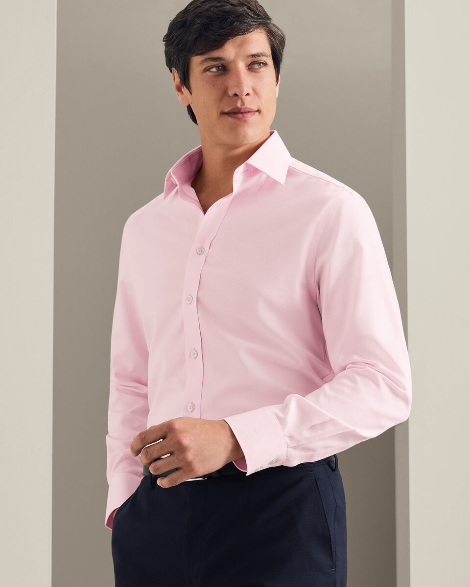 Non-Iron Royal Oxford Shirt - Light Pink