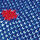 open page with product: Chaussettes à Pois - Bleu Cobalt et Corail
