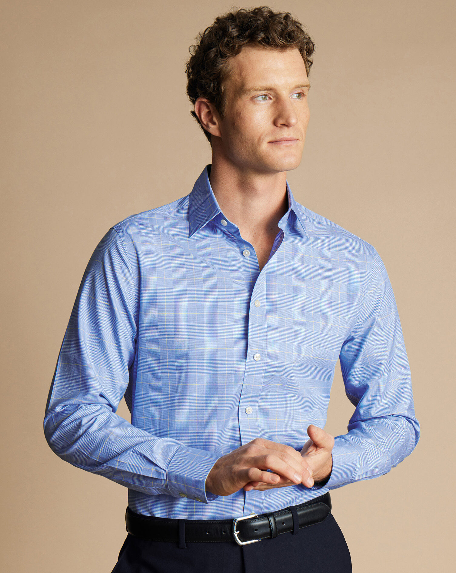 Men's Extra Slim Fit Blue Shirts Charles Tyrwhitt