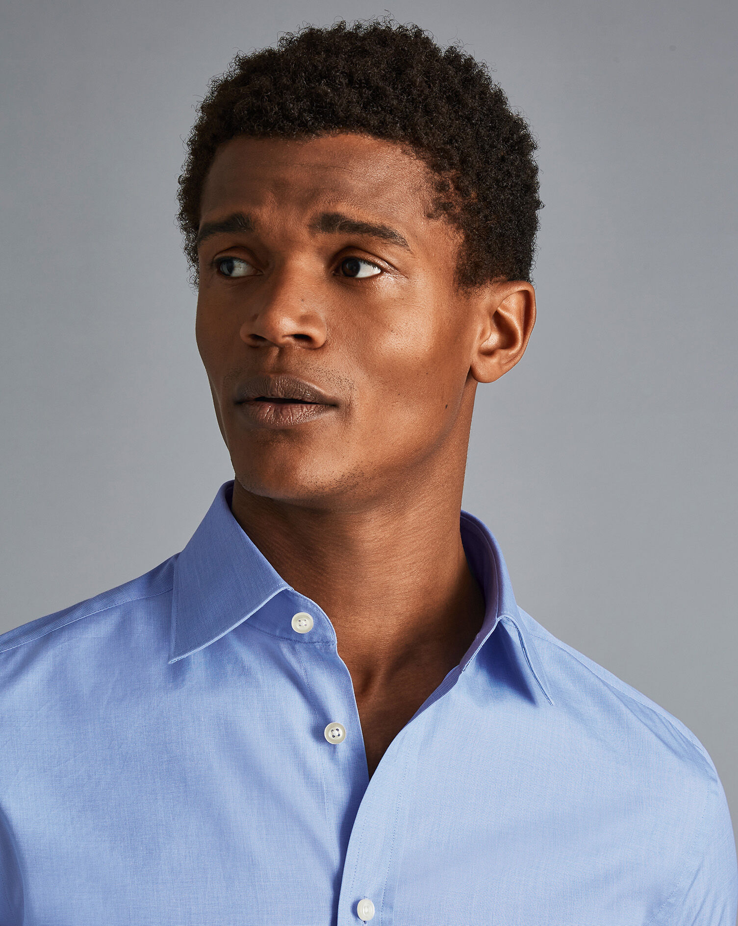 Semi-Cutaway Collar Egyptian Cotton 