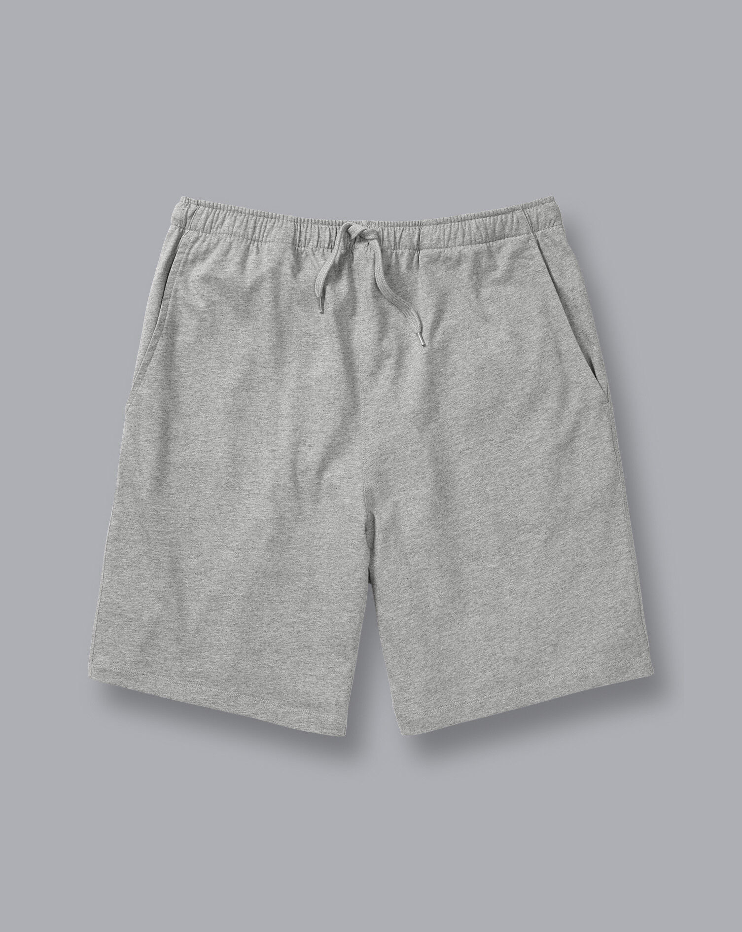 Cotton Jersey Shorts - Silver Grey 
