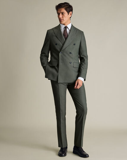 sage green bridesmaid dresses with grey suits Mens 3 Piece Suit Sage Green Summer Linen Tailored Fit Wedding Prom Classic main image 1