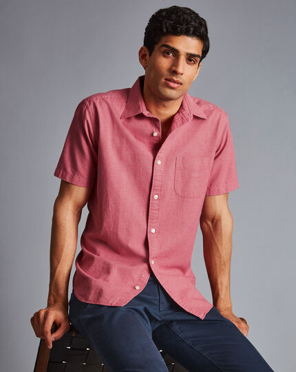 short sleeve shirt cotton