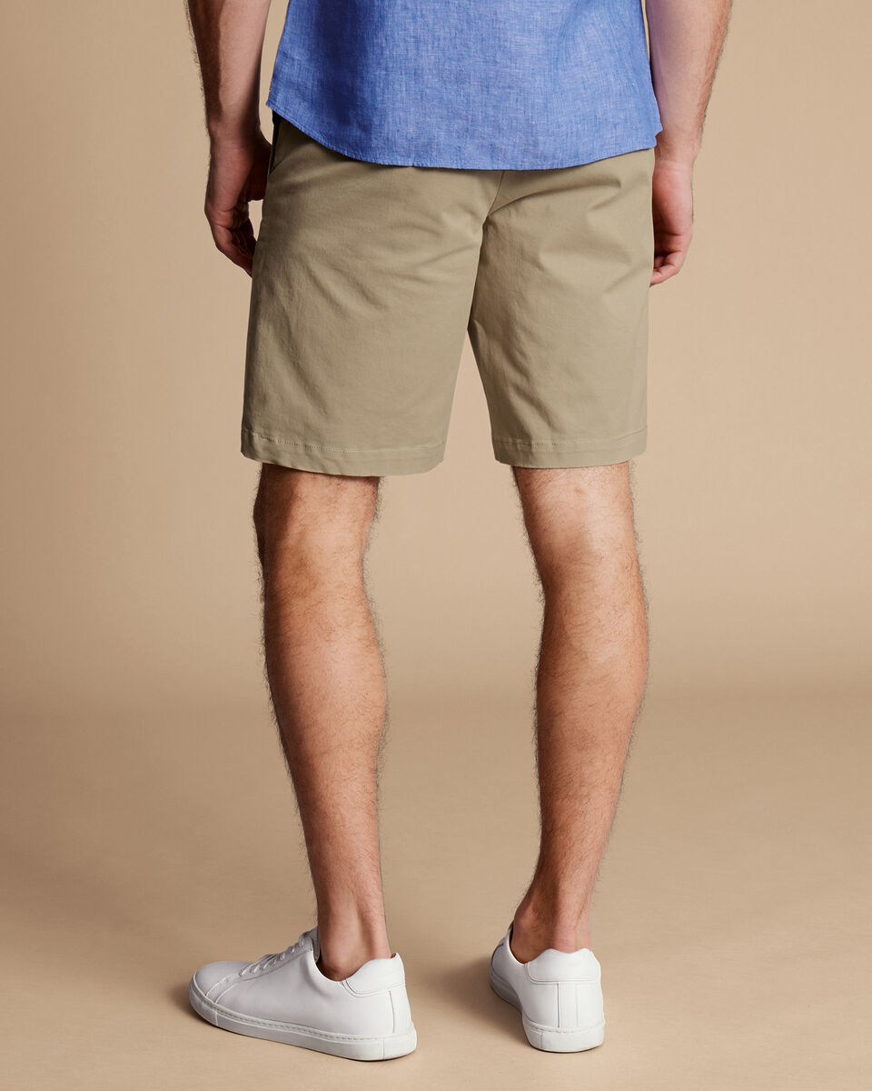 Shorts aus Baumwolle - Graubraun
