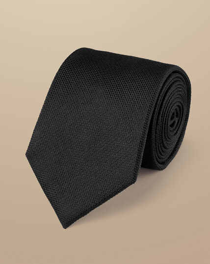 Silk Tie - Black